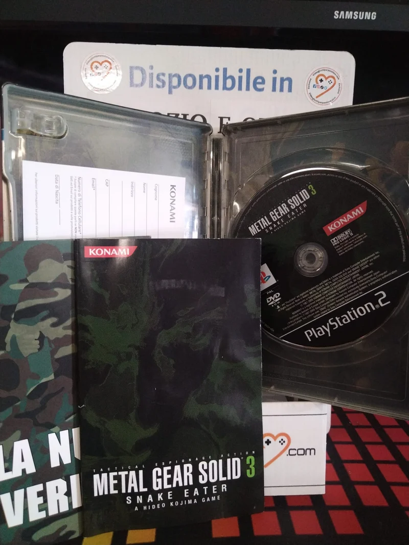 Metal Gear Solid 3 Snake Eater Limited Edition Playstation 2 (usato garantito)(ver. italiana)