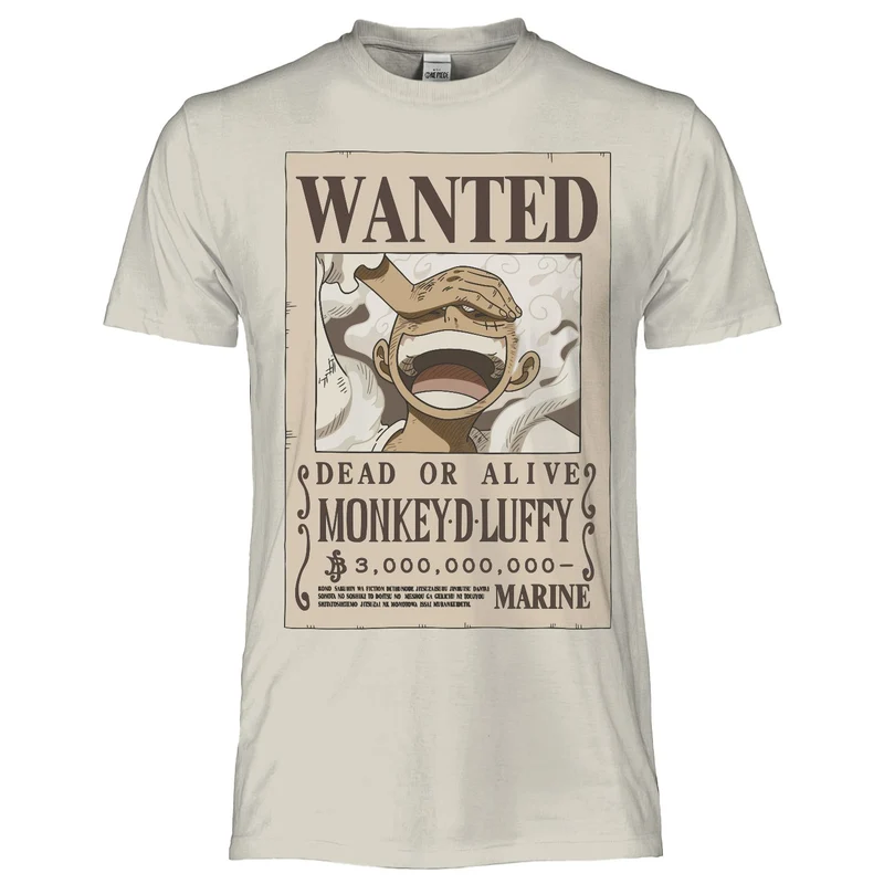 T-Shirt Bambini One Piece - Wanted Luffy-