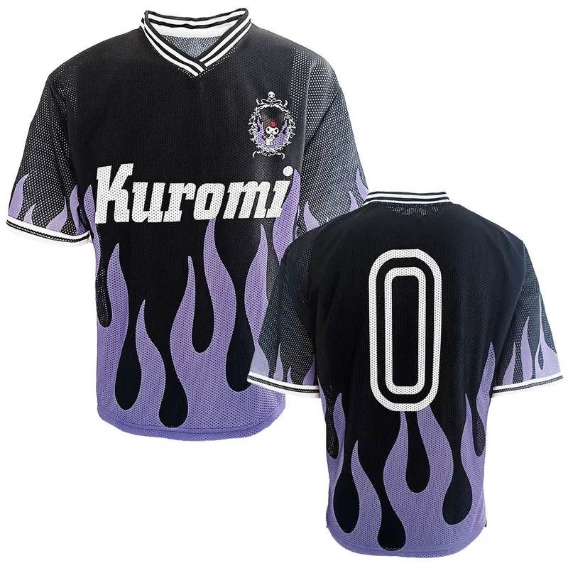 T-Shirt oversize traforata Donna - Kuromi -