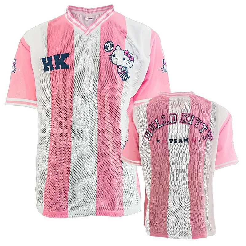 T-Shirt oversize traforata Donna - Hello Kitty