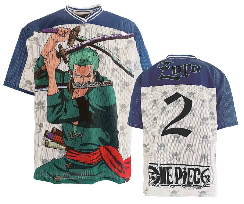T-Shirt oversize traforata - One Piece Zoro