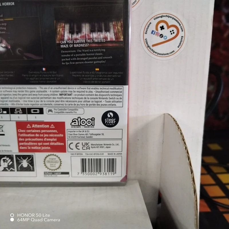 Dementium: The Ward Nintendo Switch Edizione Europea