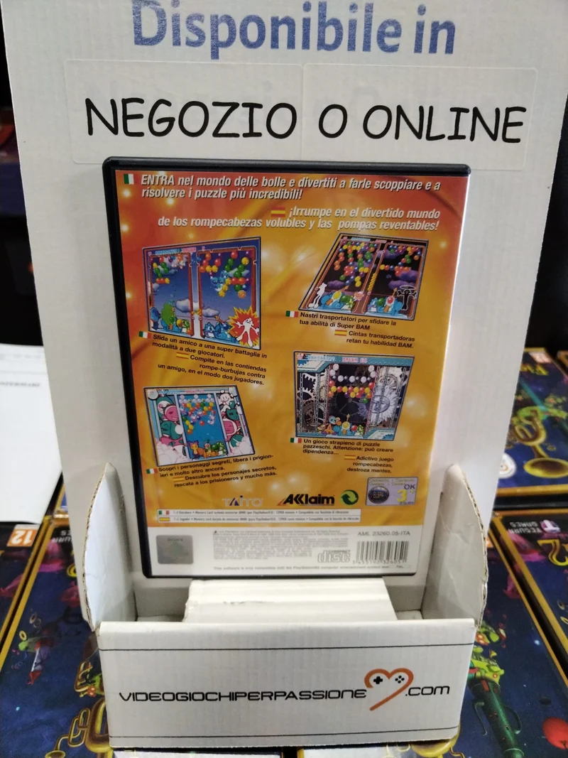 SUPER BUST-A-MOVE PLAYSTATION 2 versione ita. (usato garantito)