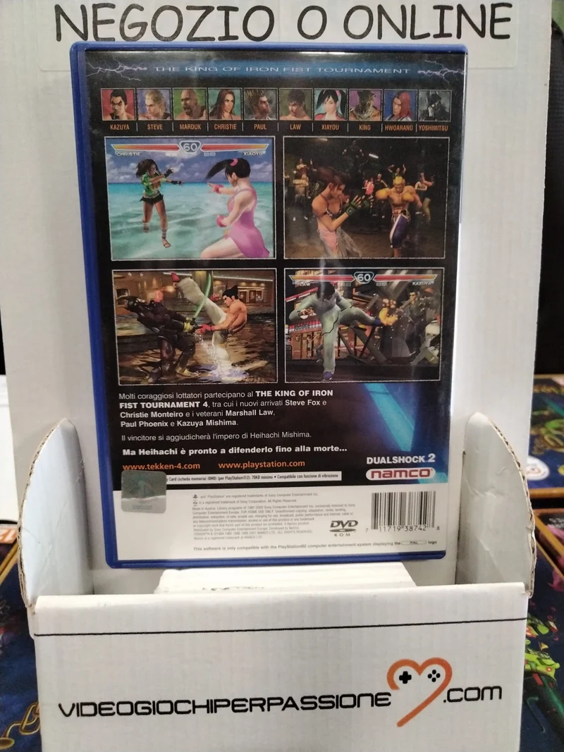 TEKKEN 4 PLAYSTATION 2 versione italiana (usato garantito)