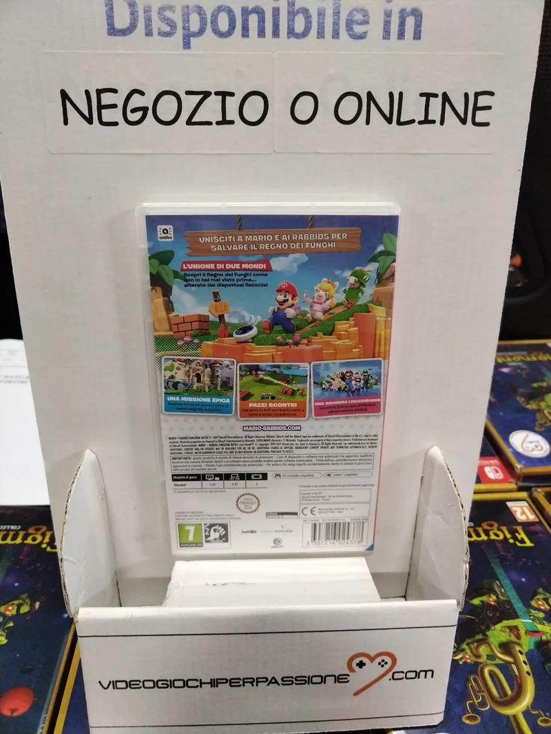 Mario + Rabbids Kingdom Battle - Nintendo Switch (versione italiana)(usato)(garantito)