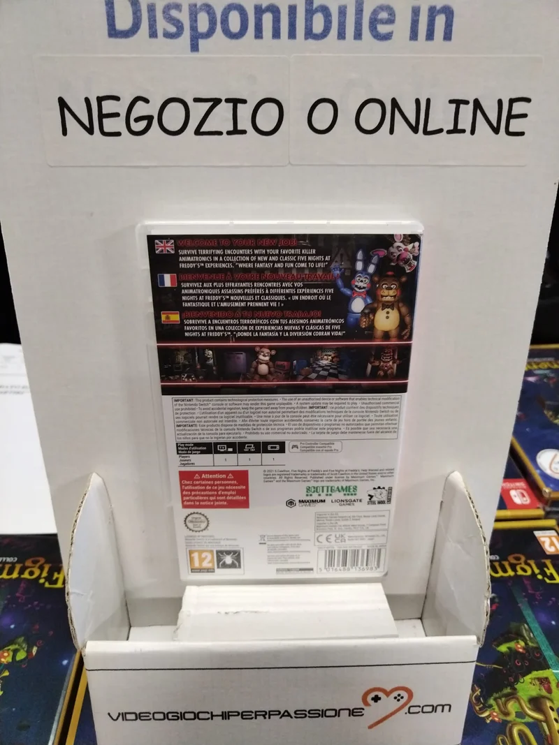 FIVE NIGHTS AT FREDDY'S: HELP WANTED - NINTENDO SWITCH (usato)(garantito)