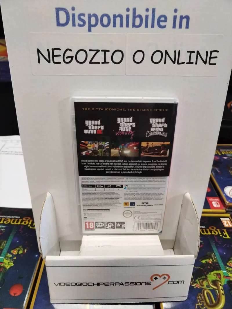 GTA Grand Theft Auto : The Trilogy - Definitive Edition Nintendo Switch (ita)(usato garantito)