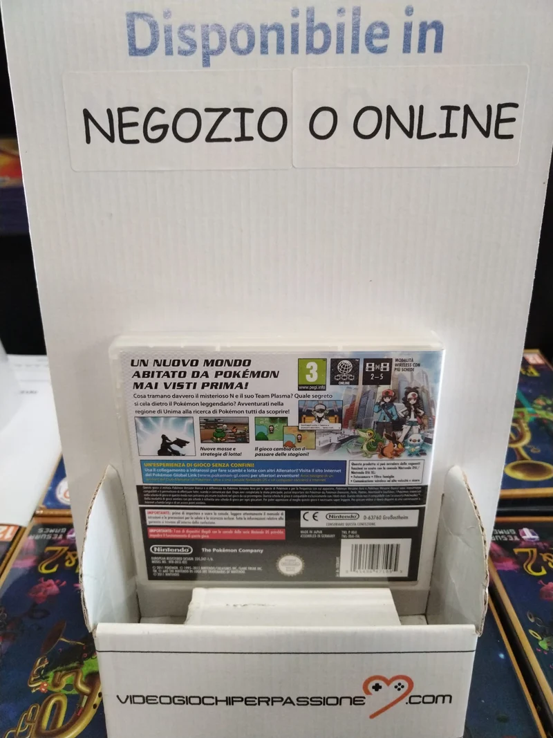 POKEMON VERSIONE BIANCA NINTENDO DS (usato garantito) (versione italiana)