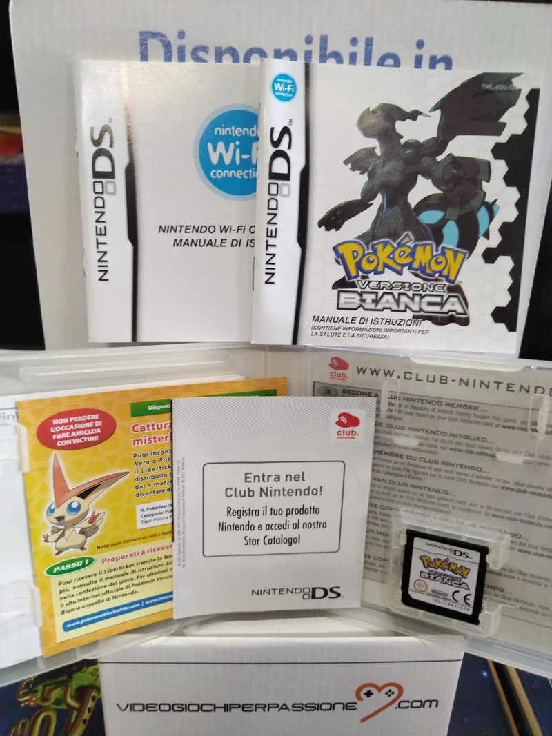 POKEMON VERSIONE BIANCA NINTENDO DS (usato garantito) (versione italiana)