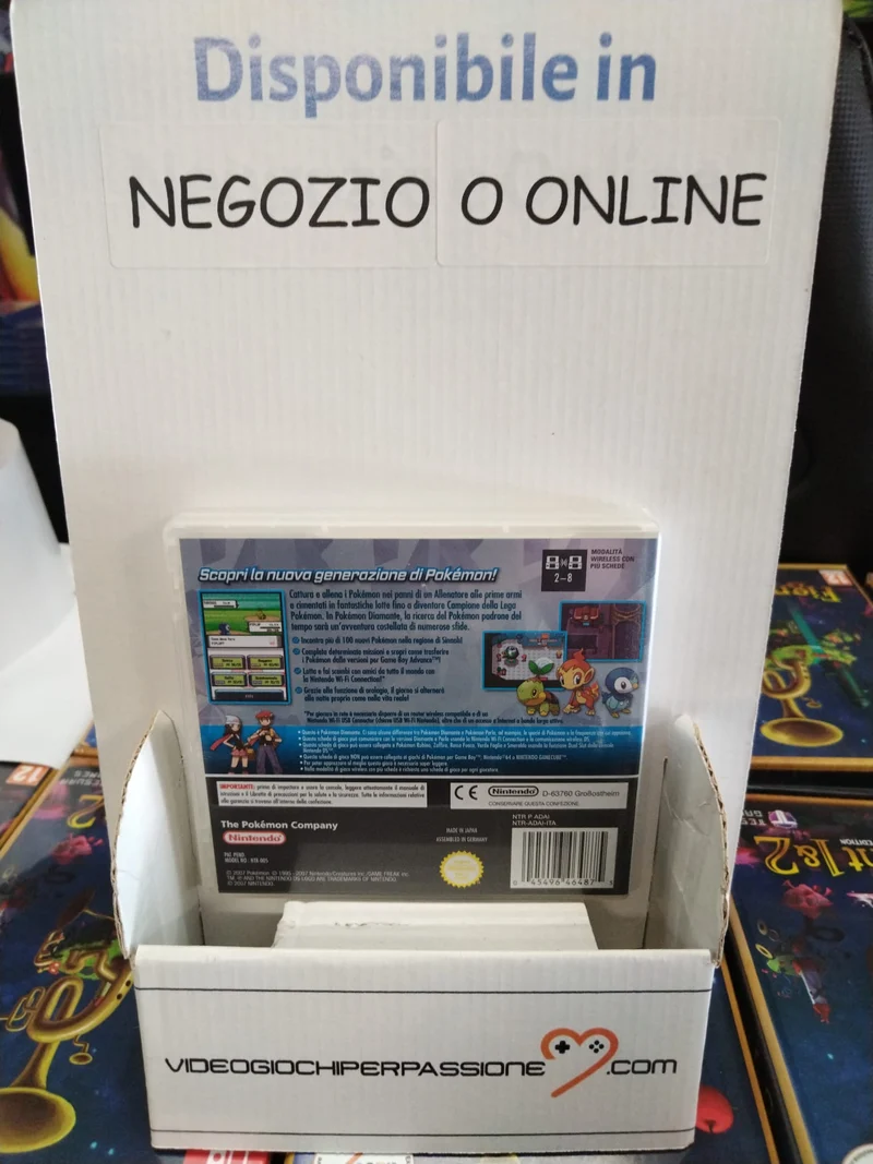 POKEMON VERSIONE DIAMANTE NINTENDO DS (usato garantito) (versione italiana)