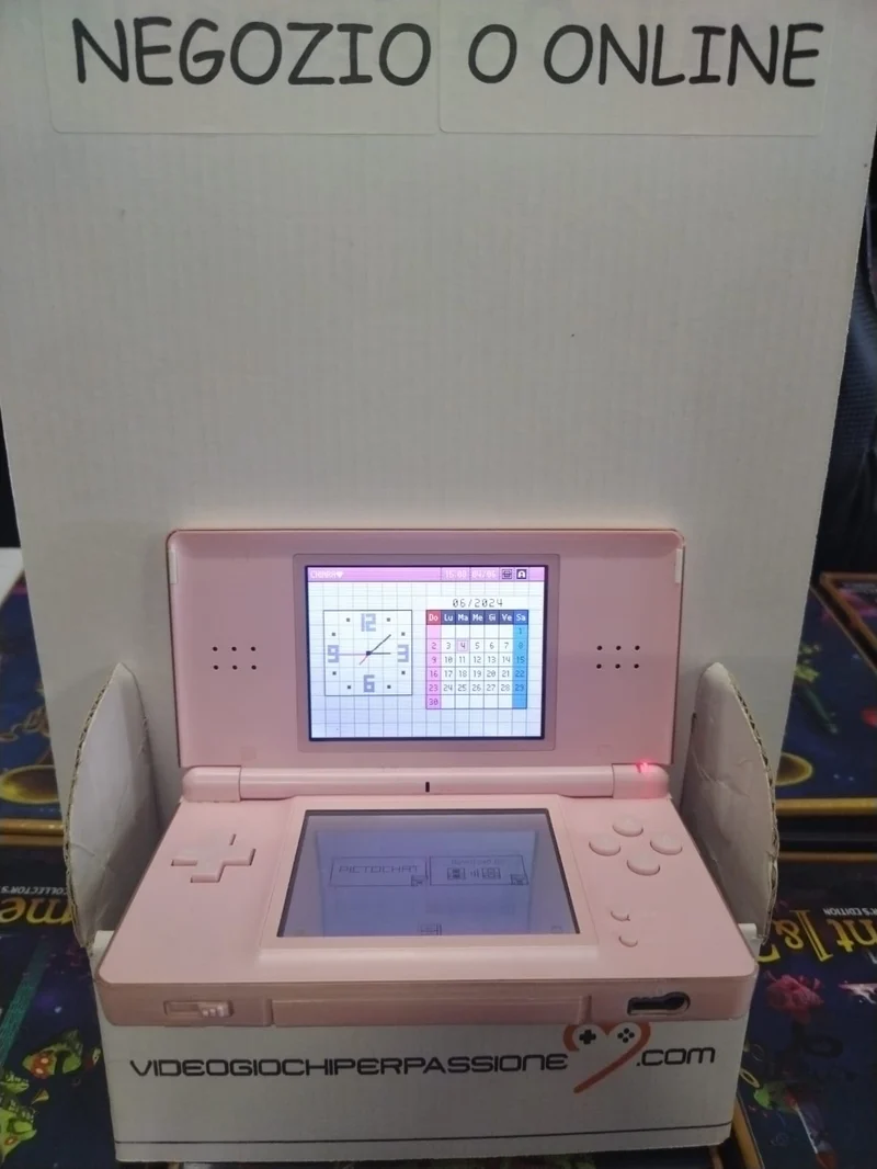 nintendo ds lite console (usato garantito)(senza scatola)(va bene per giochi gba)(con caricatore)