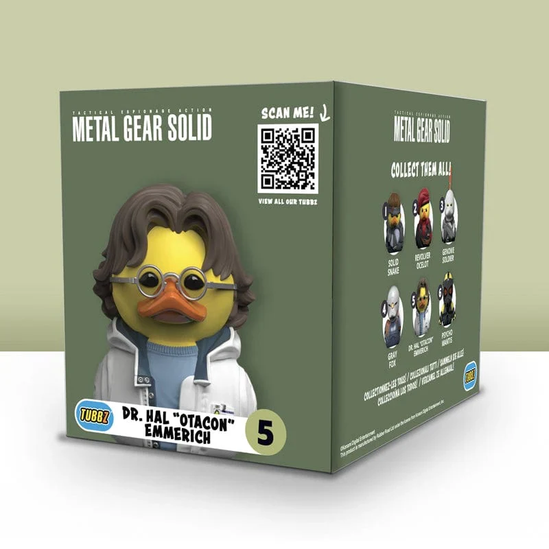 Ufficiale Metal Gear Solid Dr. Hal "Otacon" Emmerich TUBBZ (Edizione in scatola)