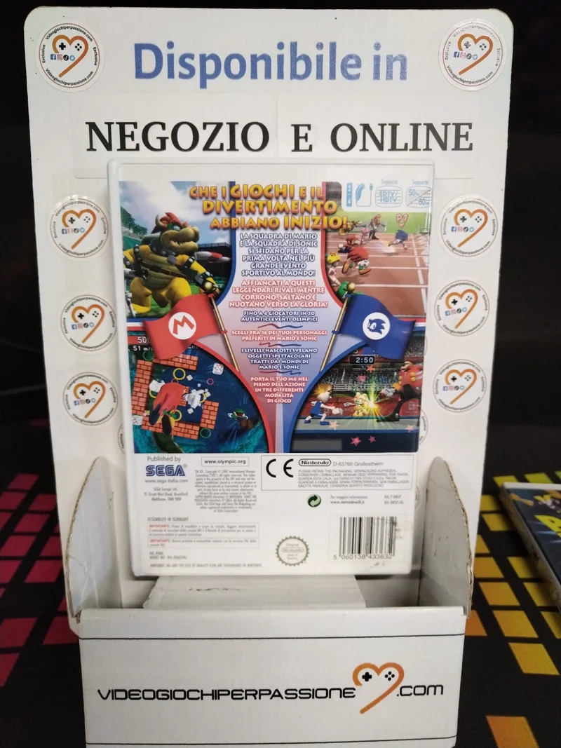 Mario e Sonic Ai Giochi Olimpici Nintendo WII (usato garantito)(ver: italiana)