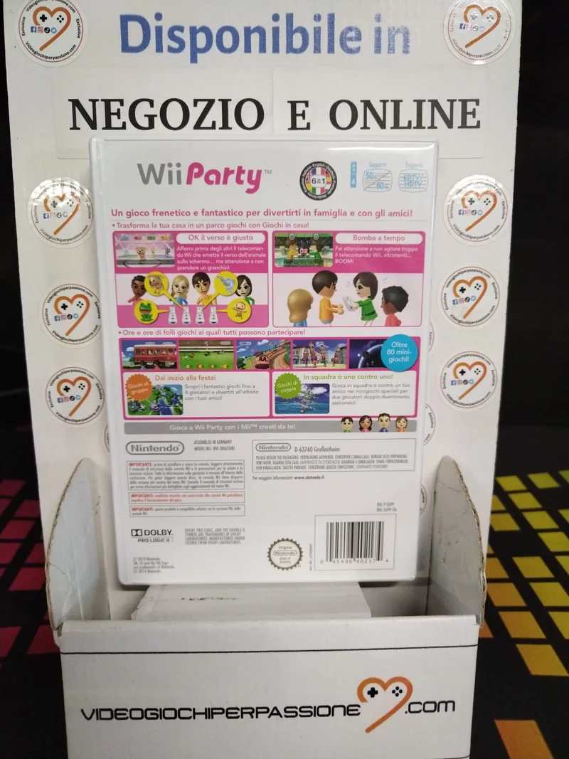 Wii party Nintendo WII (usato garantito)(ver. italiana)