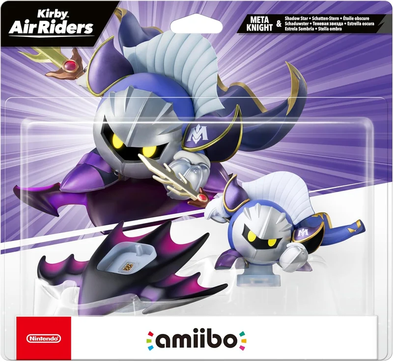 Amiibo Nintendo di Meta Knight e Shadow Star
