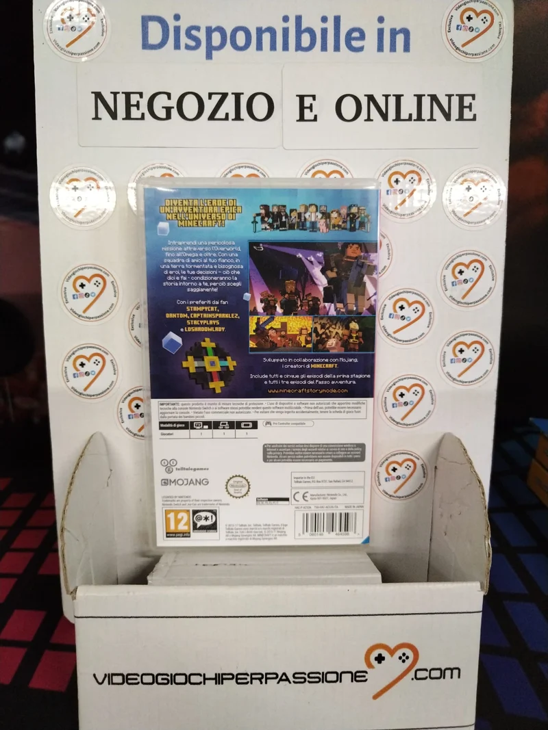 Minecraft Story Mode - L'avventura completa Nintendo Switch(usato garantito)(ver. ita.)