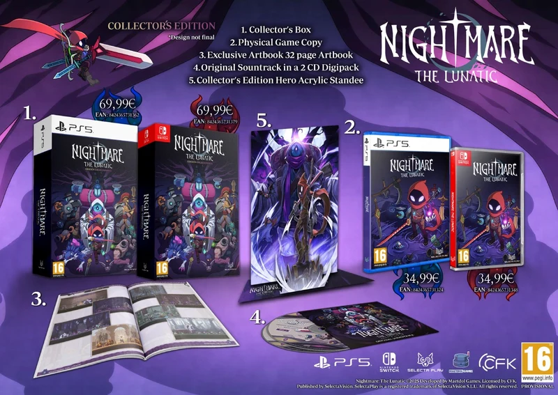 Nightmare The Lunatic Special Edition Playstation 5 Edizione Europea [Pre-Ordine]