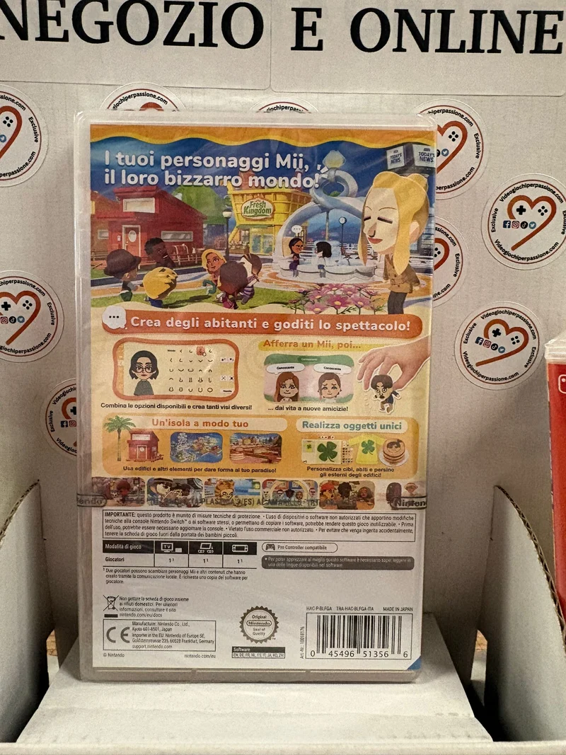 Tomodachi Life Una Vita da Sogno Nintendo Switch Edizione Italiana
