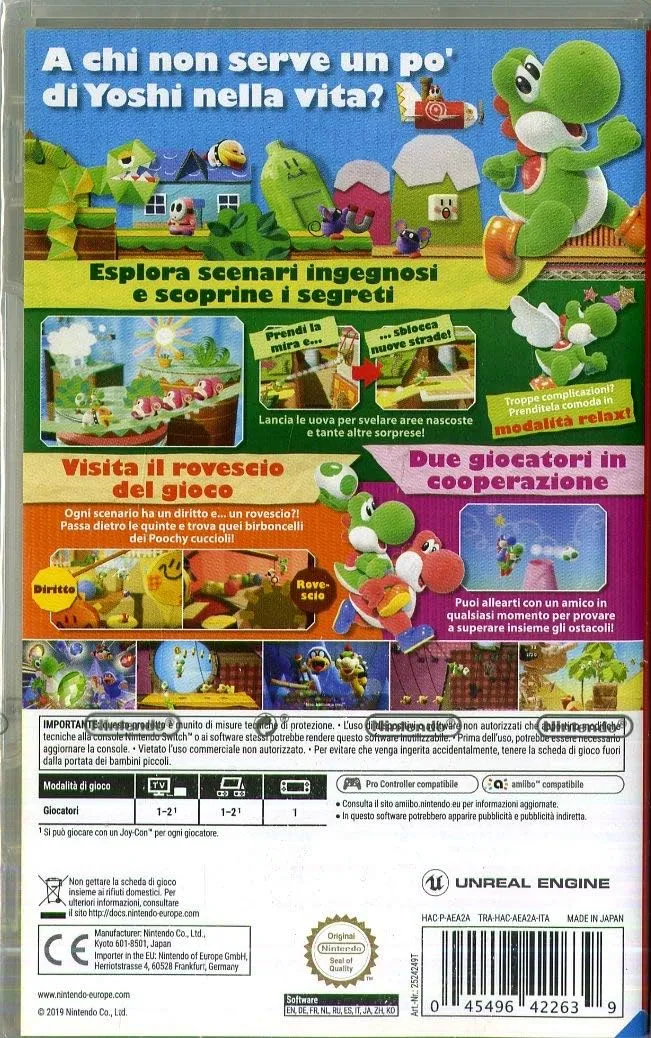 Yoshi`s Crafted World - Nintendo Switch - Ed. Italiana
