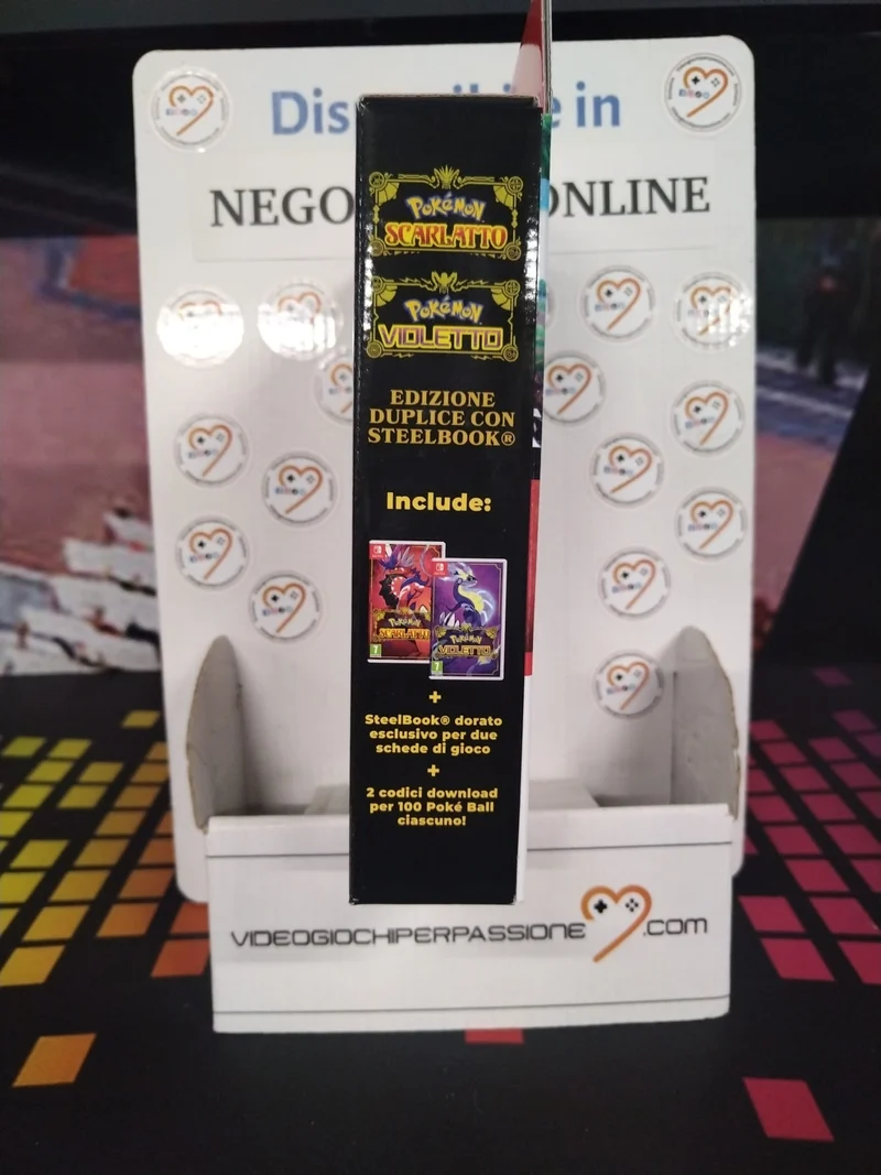Pokémon Scarlatto e Violetto Edizione Duplice con Steelbook -Nintendo Switch - Ed. Italiana