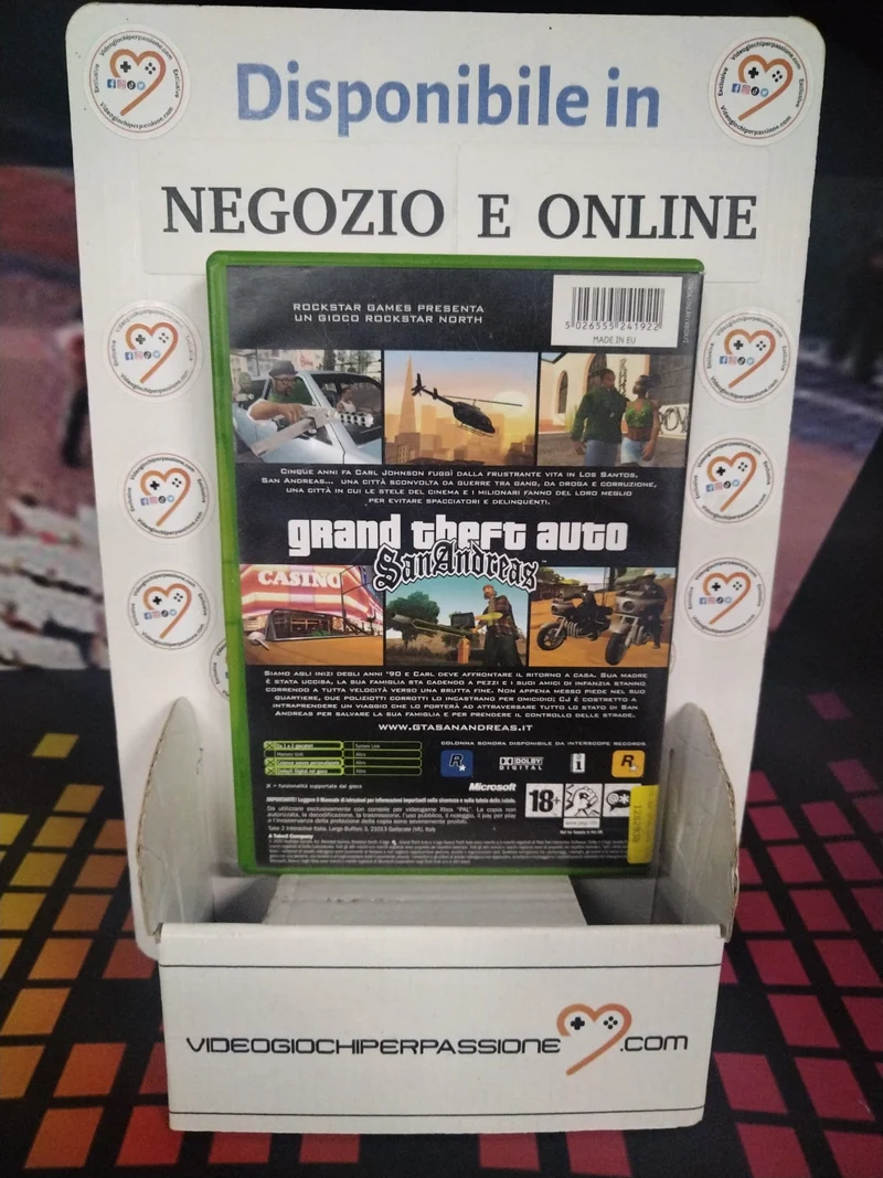 GTA San Andreas XBOX (usato)(versione italiana)