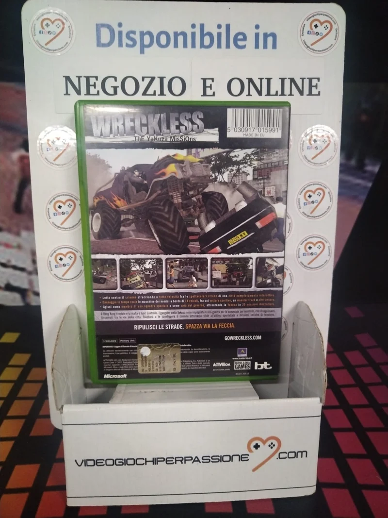 Wreckless The Yakuza Missions XBOX (usato)(versione italiana)
