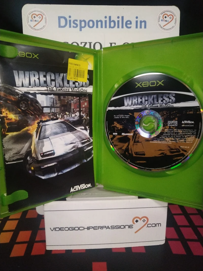Wreckless The Yakuza Missions XBOX (usato)(versione italiana)