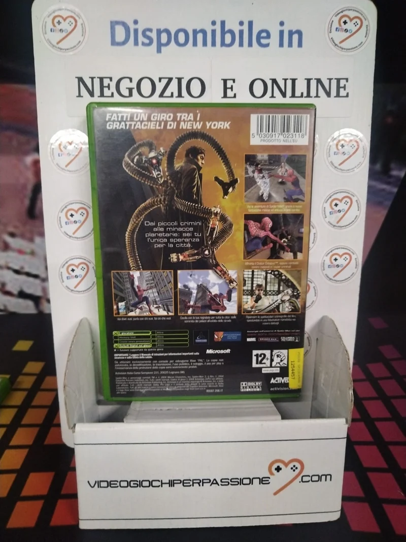 Spider Man 2 XBOX (usato)(versione italiana)