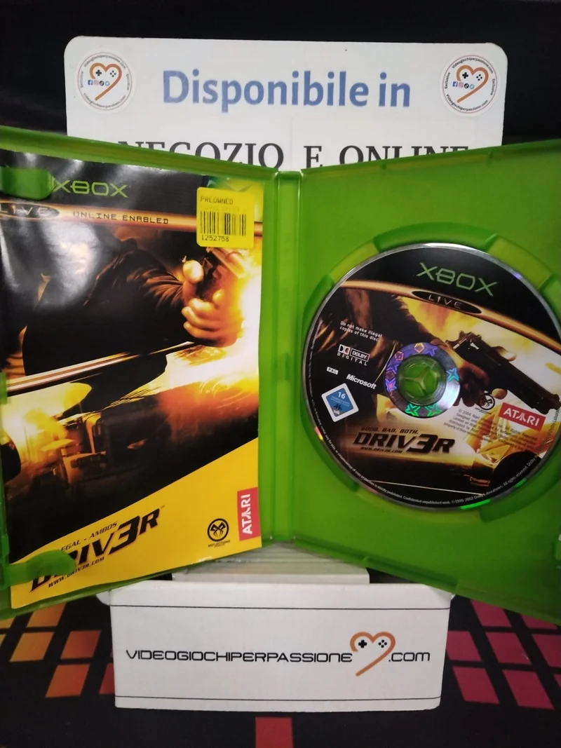 Driver 3 Xbox (usato)(versione ita. spa.)