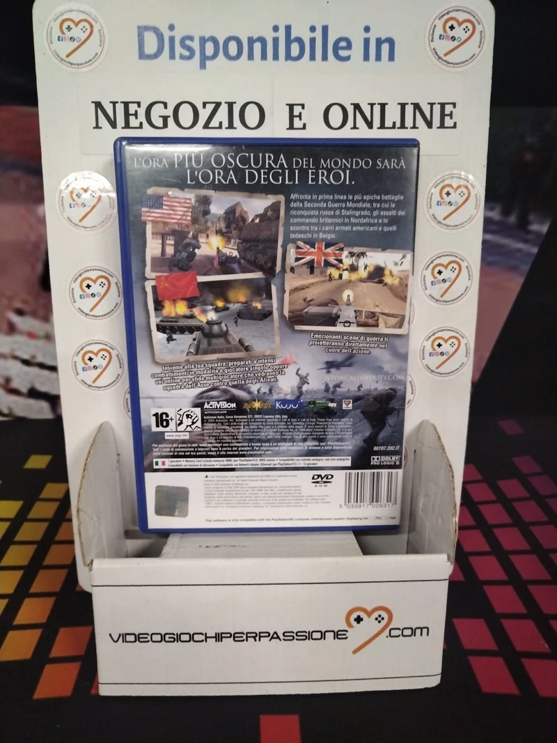 Call of Duty L’Ora degli Eroi PS2 (usato)(versione italiana)