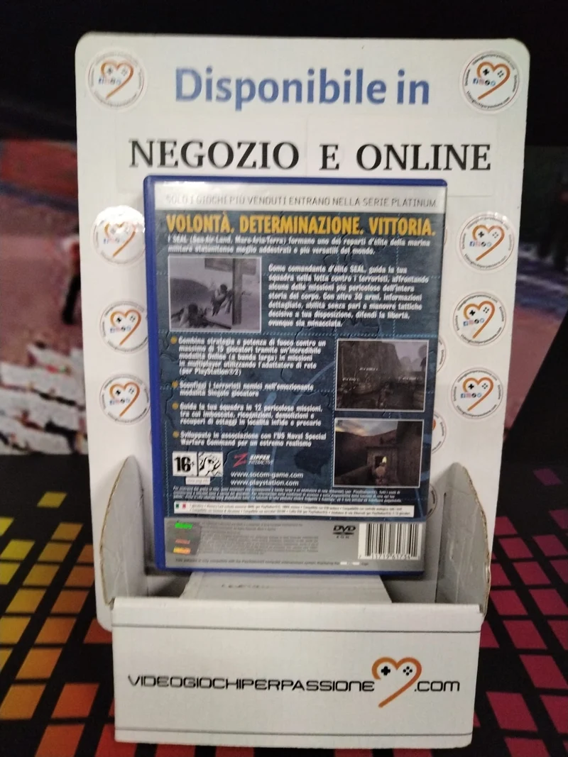 Socom U.S Navy Seals Playstation 2 (usato)(versione italiana)