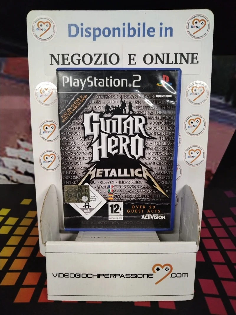 Guitar Hero: Metallica PS2 (usato)(versione europea)
