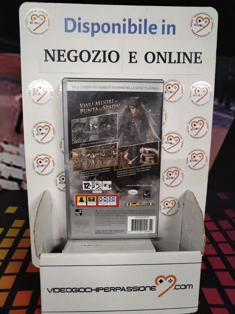 Disney Pirati dei Caraibi: Ai confini del mondo PSP (usato)(ver. italiana)