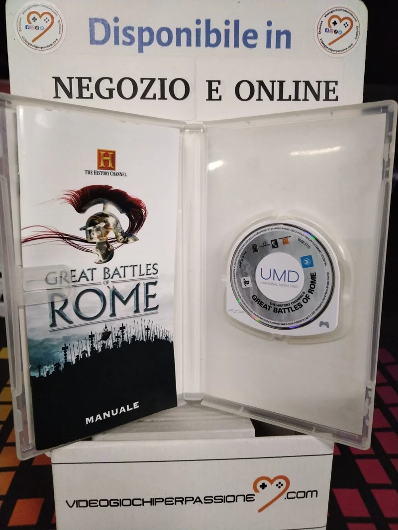 The History Channel Great Battles Of Rome PSP (usato)(ver. italiana)