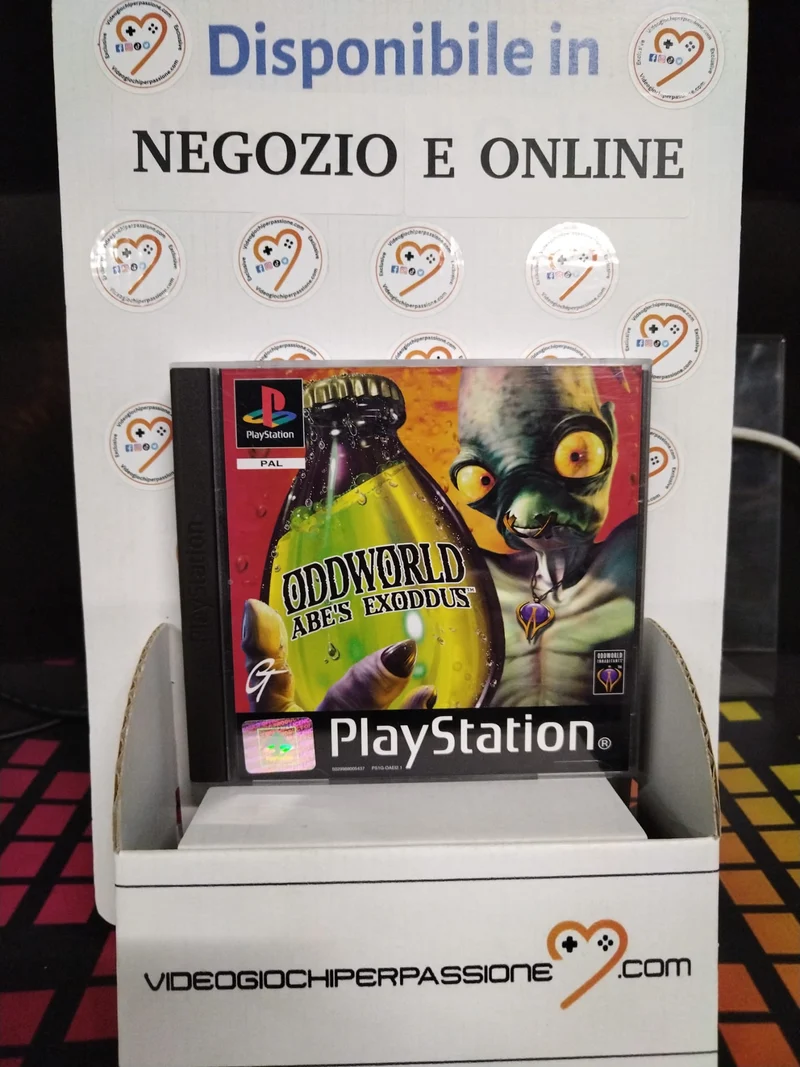 Oddworld Abe's Exoddus playstation 1 (usato garantito)(versione italiana)