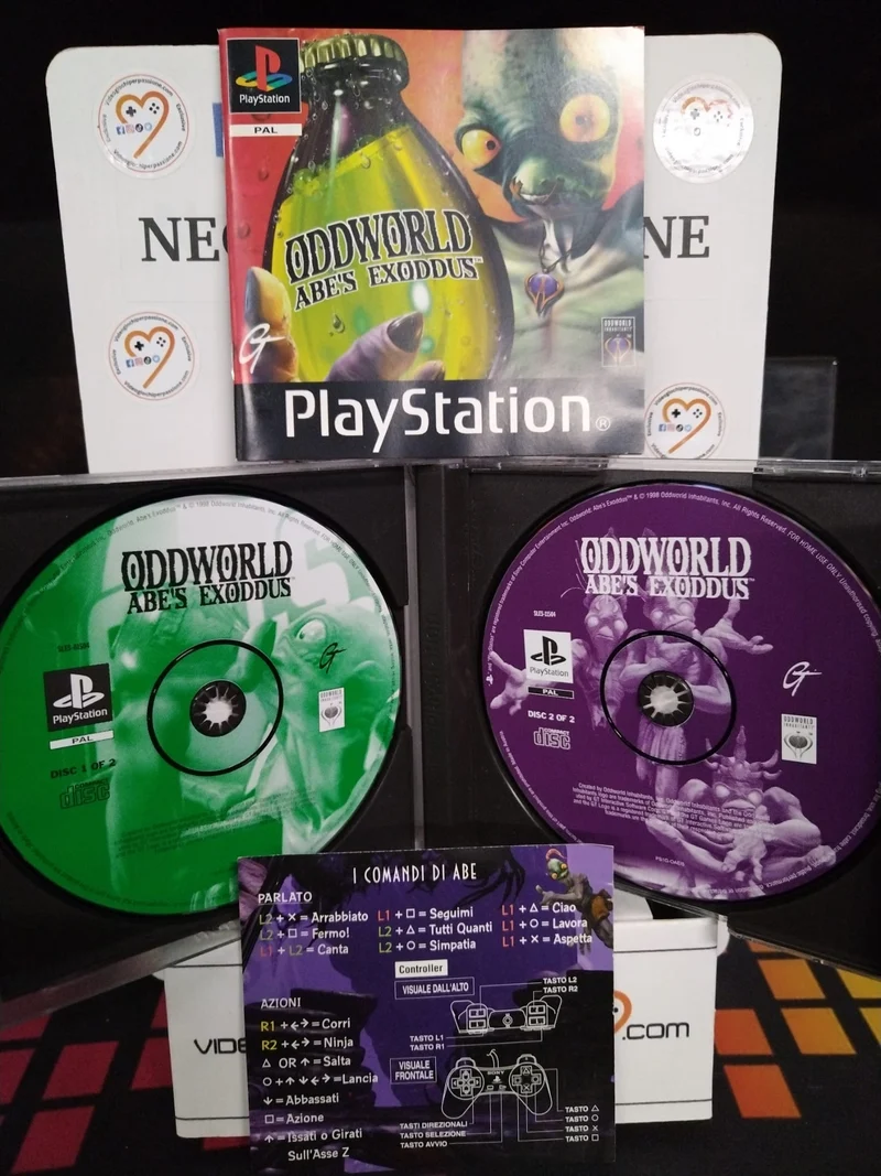 Oddworld Abe's Exoddus playstation 1 (usato garantito)(versione italiana)