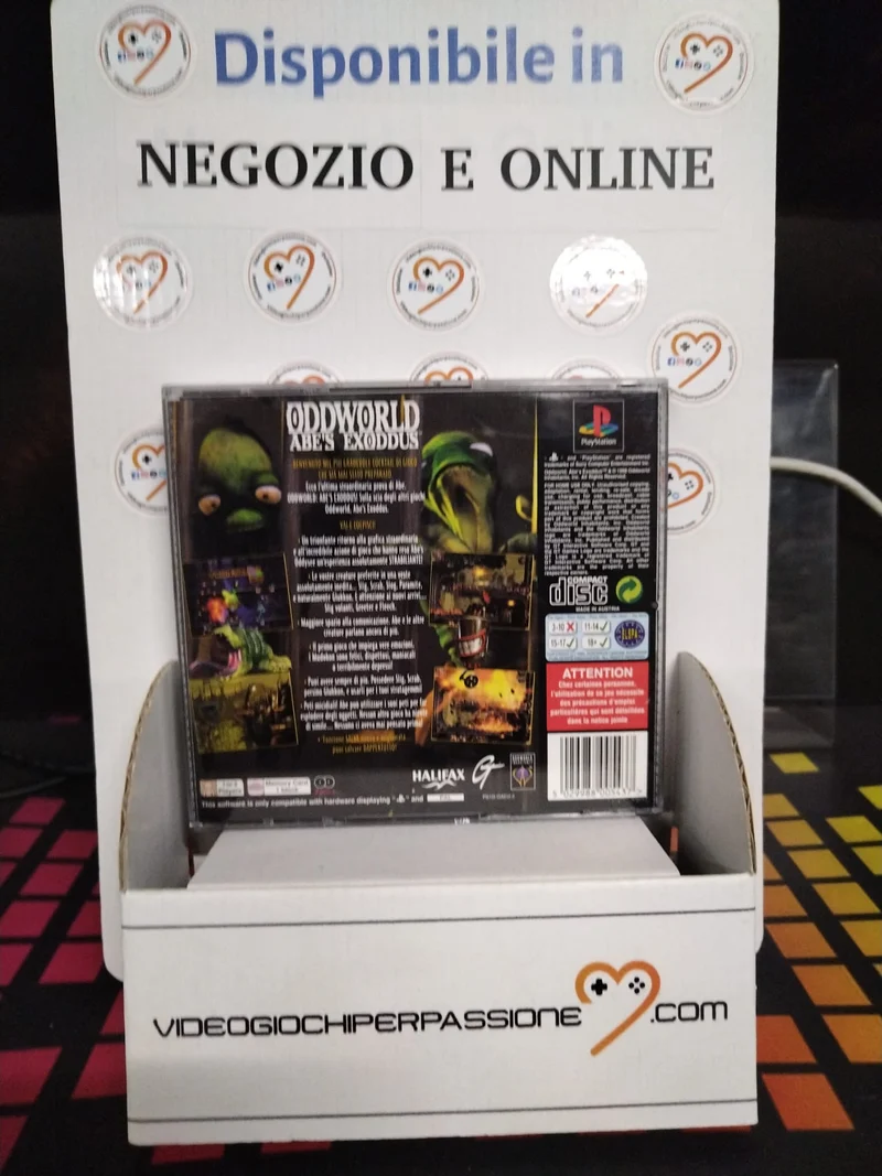 Oddworld Abe's Exoddus playstation 1 (usato garantito)(versione italiana)