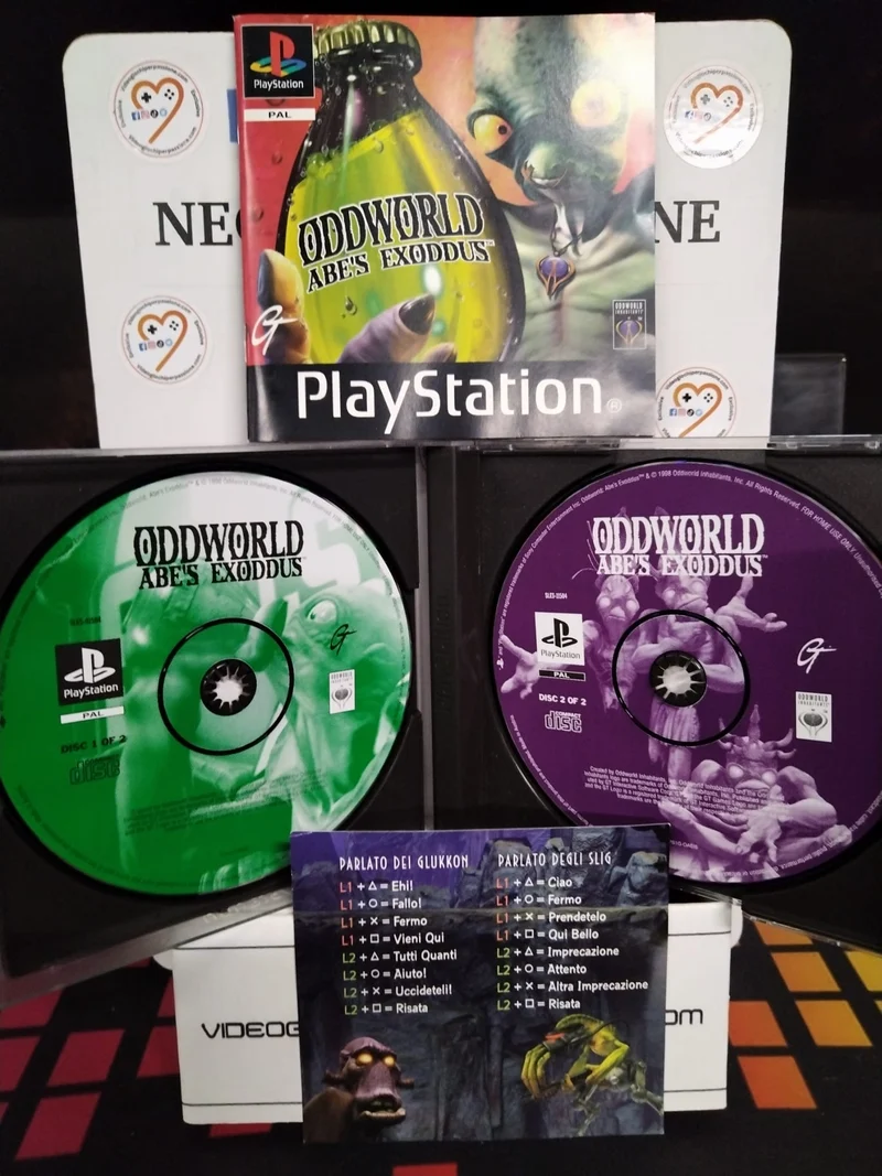 Oddworld Abe's Exoddus playstation 1 (usato garantito)(versione italiana)