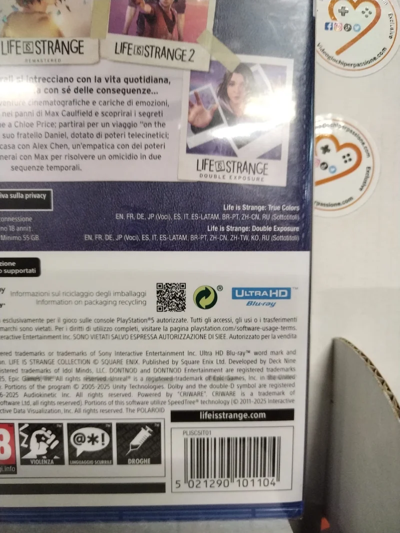Life Is Strange Collection Playstation 5 Versione Italiana