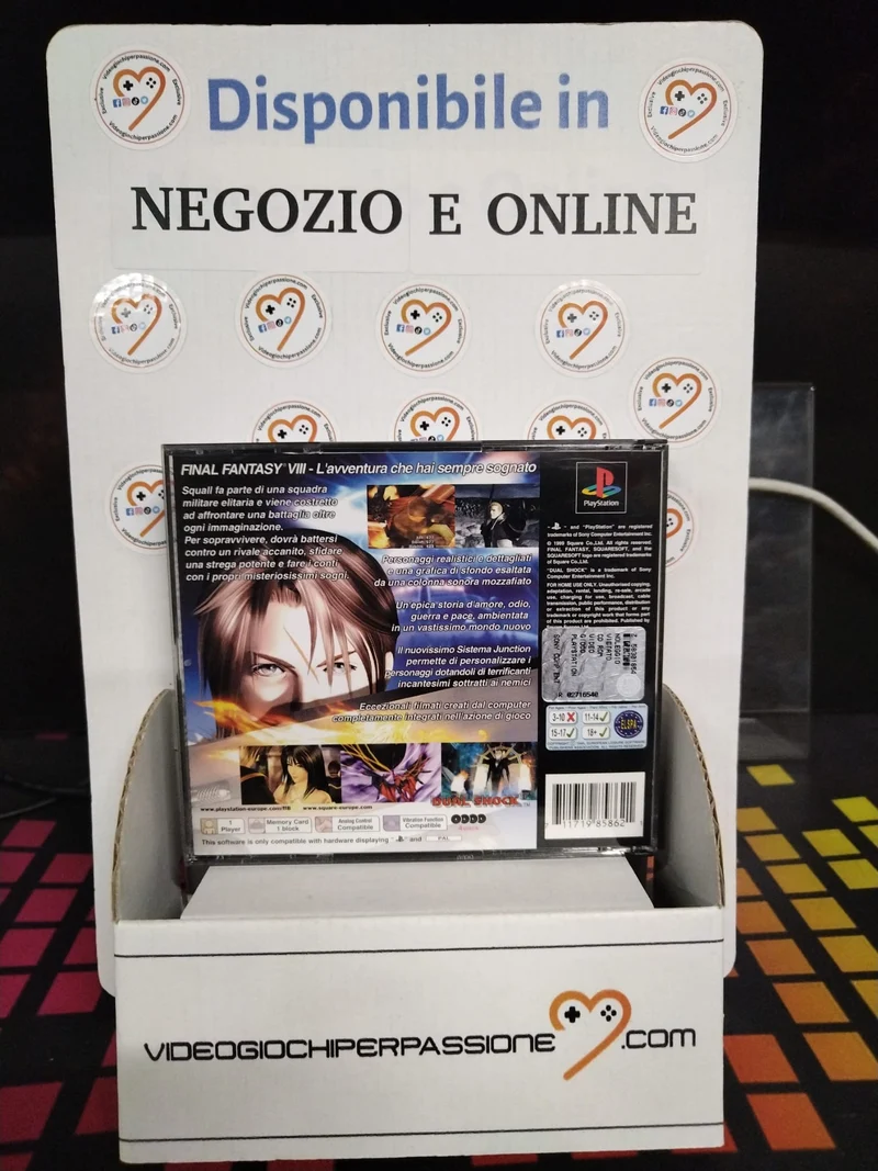 Final Fantasy VIII Playstation 1 - PS1 -(usato garantito)(versione italiana)
