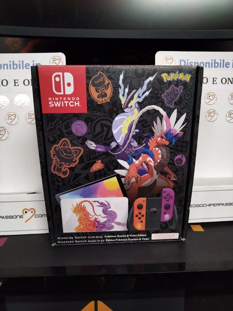 Nintendo Switch Oled Pokémon Scarlatto e Violetto (usato garantito)