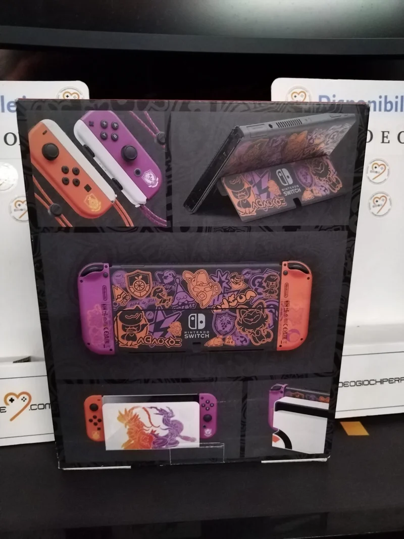 Nintendo Switch Oled Pokémon Scarlatto e Violetto (usato garantito)