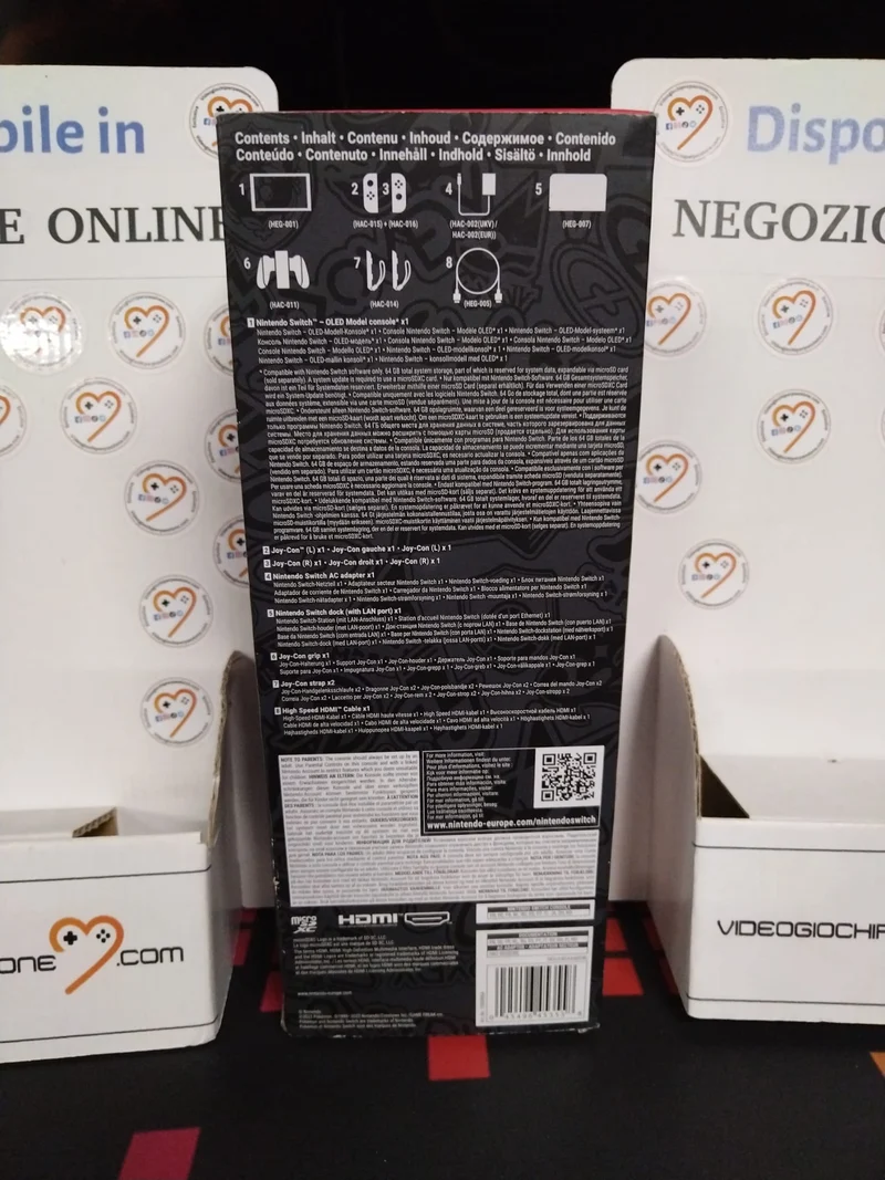 Nintendo Switch Oled Pokémon Scarlatto e Violetto (usato garantito)