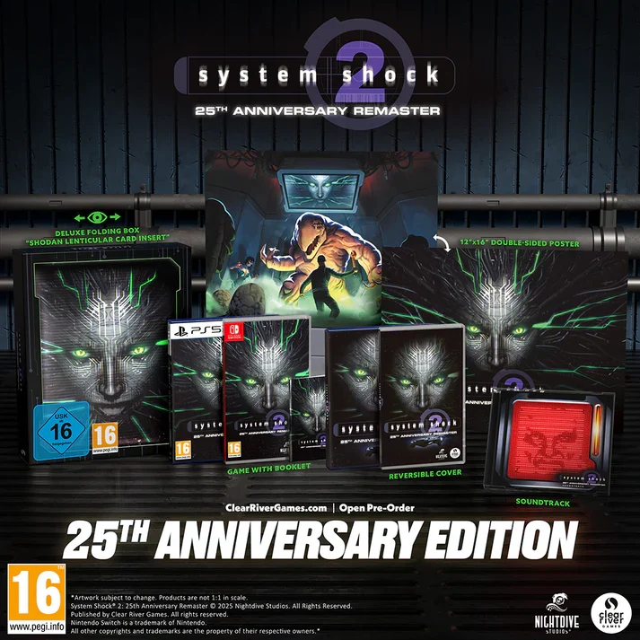 System Shock 2: 25th Anniversary Remaster Deluxe Edition Nintendo Switch Edizione Europea