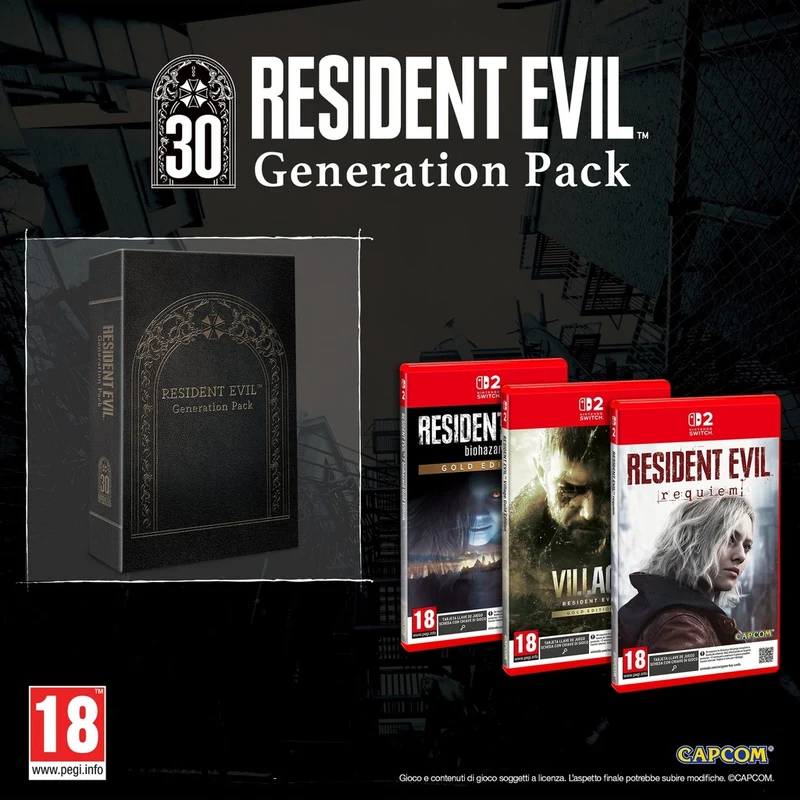 Resident Evil Generation Pack Nintendo Switch 2 Edizione Europea