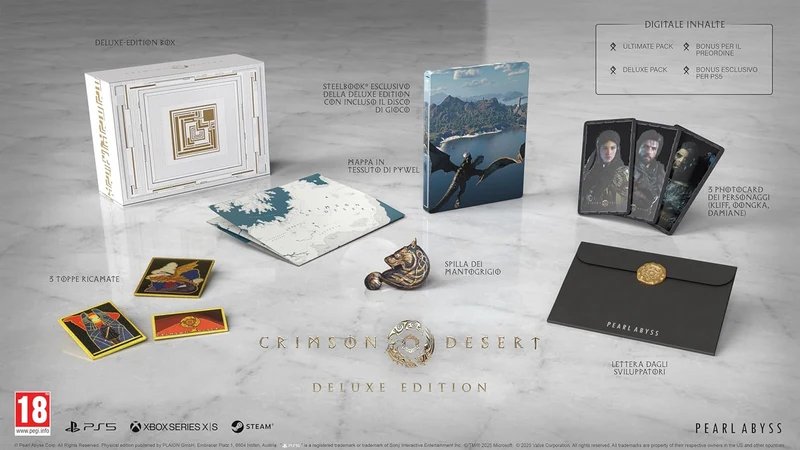 Crimson Desert Deluxe Edition Playstation 5 Edizione Europea
