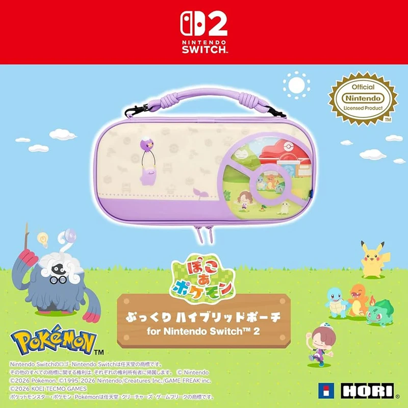 HORI Vault Case Slim for Nintendo Switch 2 [Pokopia Series]