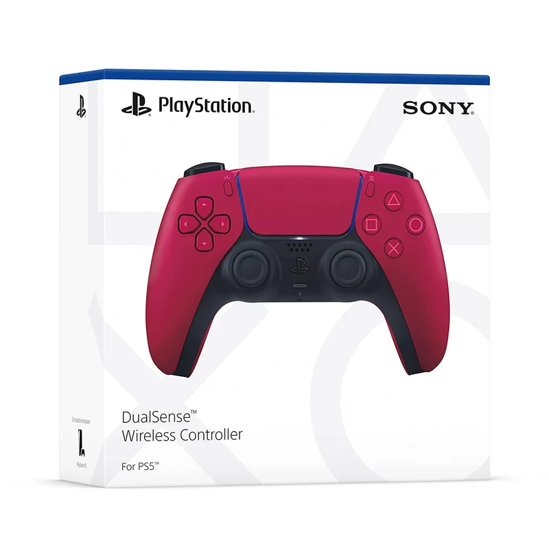 PS5 Official Sony DualSense Wireless Controller (Cosmic Red) + 1 Year Warranty by Sony Singapore