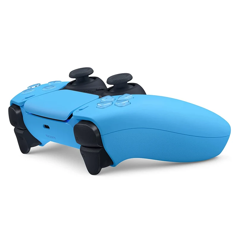 PS5 Official Sony DualSense Wireless Controller (Starlight Blue) + 1 Year Warranty by Sony Singapore