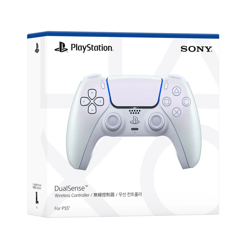 PS5 Official Sony DualSense Wireless Controller (Chroma Pearl) + 1 Year Warranty by Sony Singapore